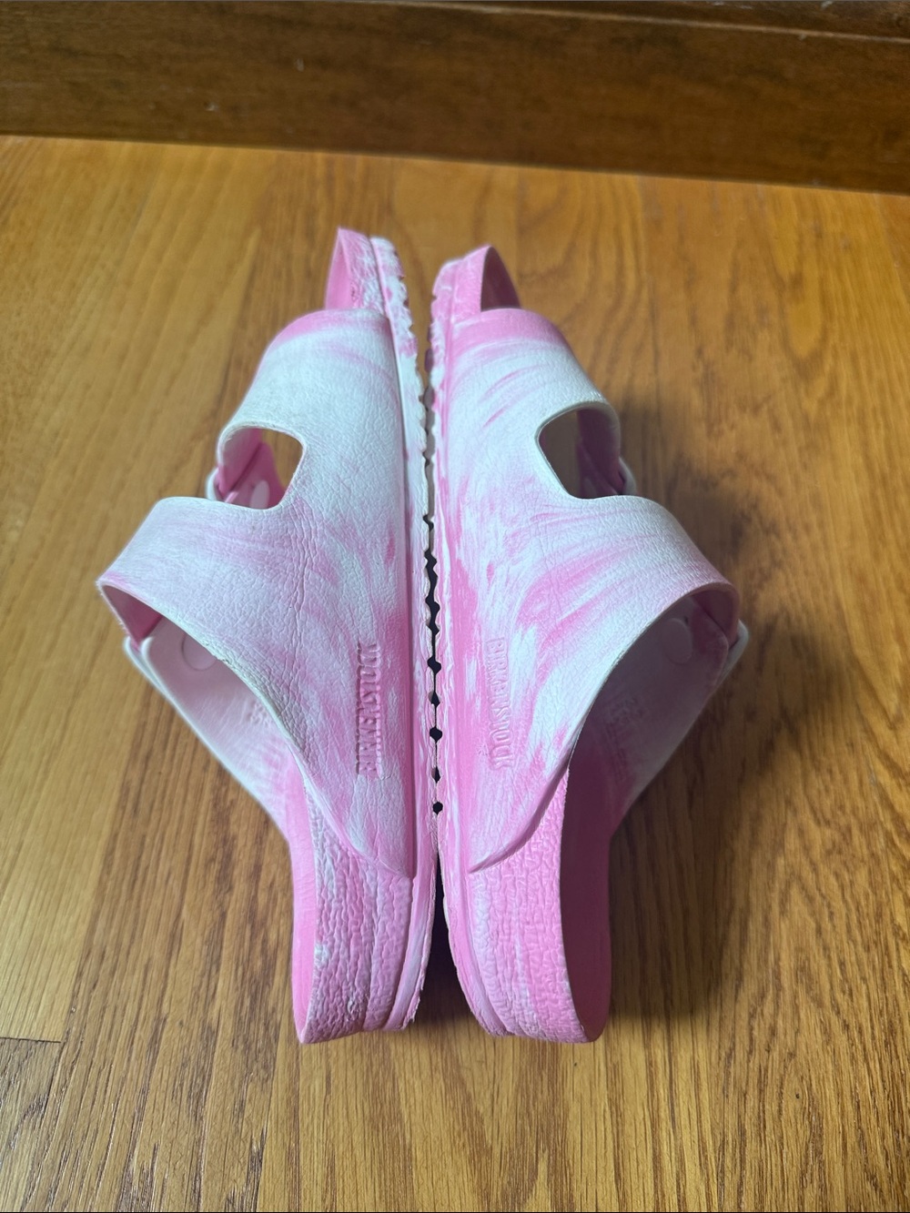 Birkenstock Arizona Eva Kid's Sandals Pink Tie Dye EU 33 Kids 2-2.5 - Picture 4 of 14